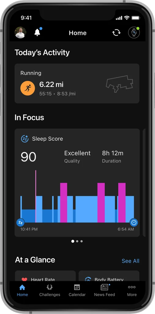 Garmin Connect Clone