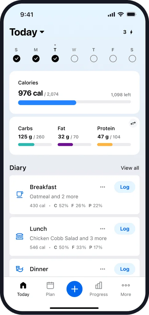 MyFitnessPal Clone